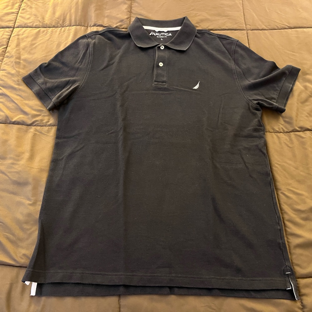 Nautica Polo Black Size L